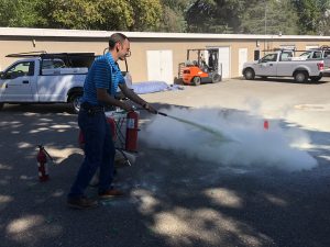July 2018 – Fire Extinguisher Training