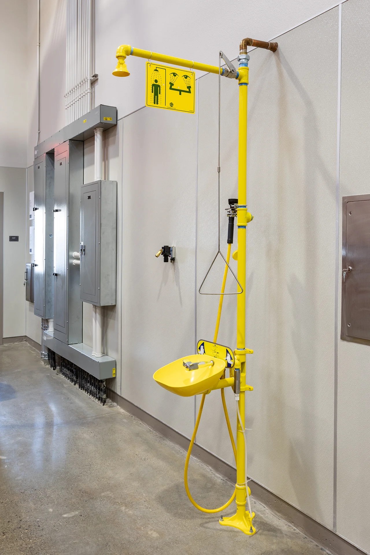 Industrial Safety Station with Eye Wash and Shower