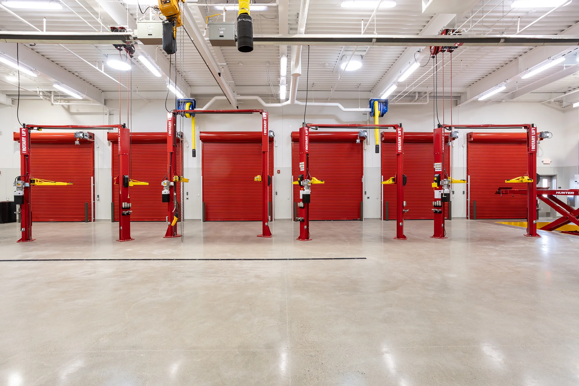 Multi-Bay Industrial Automotive Workshop and Service Station